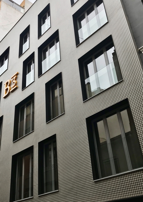 THE BLACK-AND-WHITE FACADE